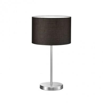 Lampe de table Hotel Nickel Mat Noir 1x60W E27 TRIO LIGHTING 511100102