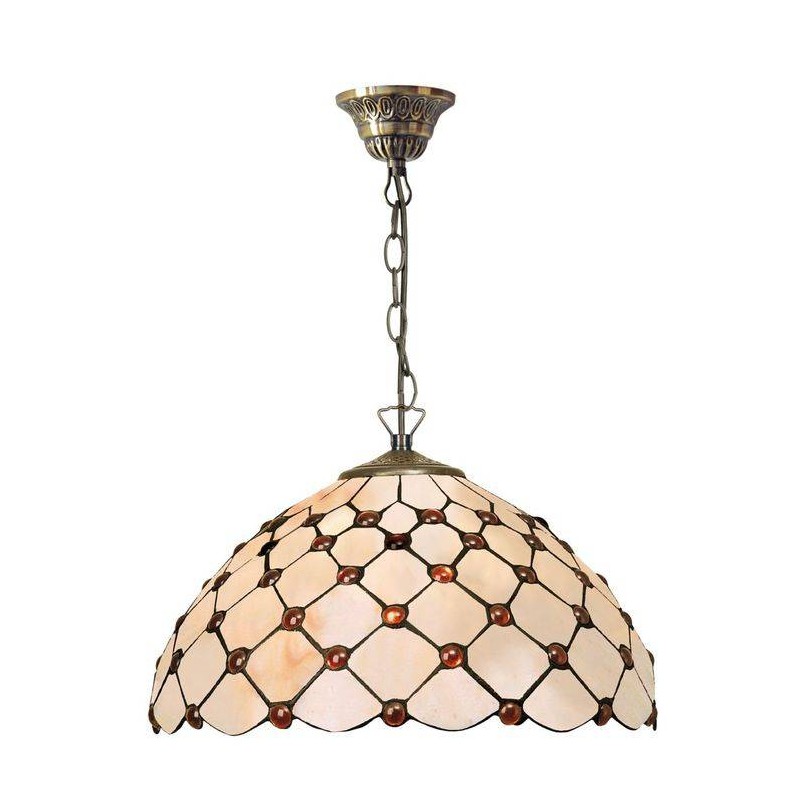 Suspension style Tiffany QUADRA 1xE27 D40 MYTIFFANY LT16668+C1
