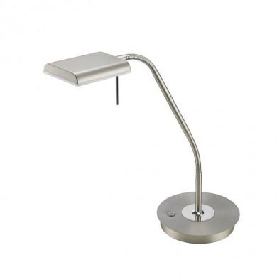Lampe de table Bergamo Nickel Mat 1x12W SMD LED TRIO LIGHTING 520910107