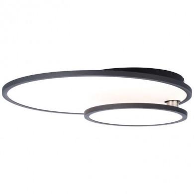 Plafonnier BILITY 1x36W Led Noir-verre blanc BRI_G97031_06 G97031/06 Plafonnier BILITY 1x36W Led Noir-verre blanc BRILLIANT G97031/06