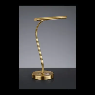 Lampe de table Curtis Laiton Fumé 1x4W SMD LED TRIO LIGHTING 579790104