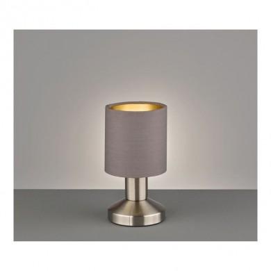 Lampe de table Garda Nickel Mat Taupe 1x25W E14 TRI_595400141 595400141 Lampe de table Garda Nickel Mat Taupe 1x25W E14 TRIO LIGHTING 595400141