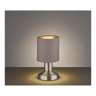 Lampe de table Garda Nickel Mat Taupe 1x25W E14 TRI_595400141 595400141 Lampe de table Garda Nickel Mat Taupe 1x25W E14 TRIO LIGHTING 595400141