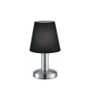 Lampe de table Mats Nickel Mat Noir 1x40W E14 TRIO LIGHTING 599600102