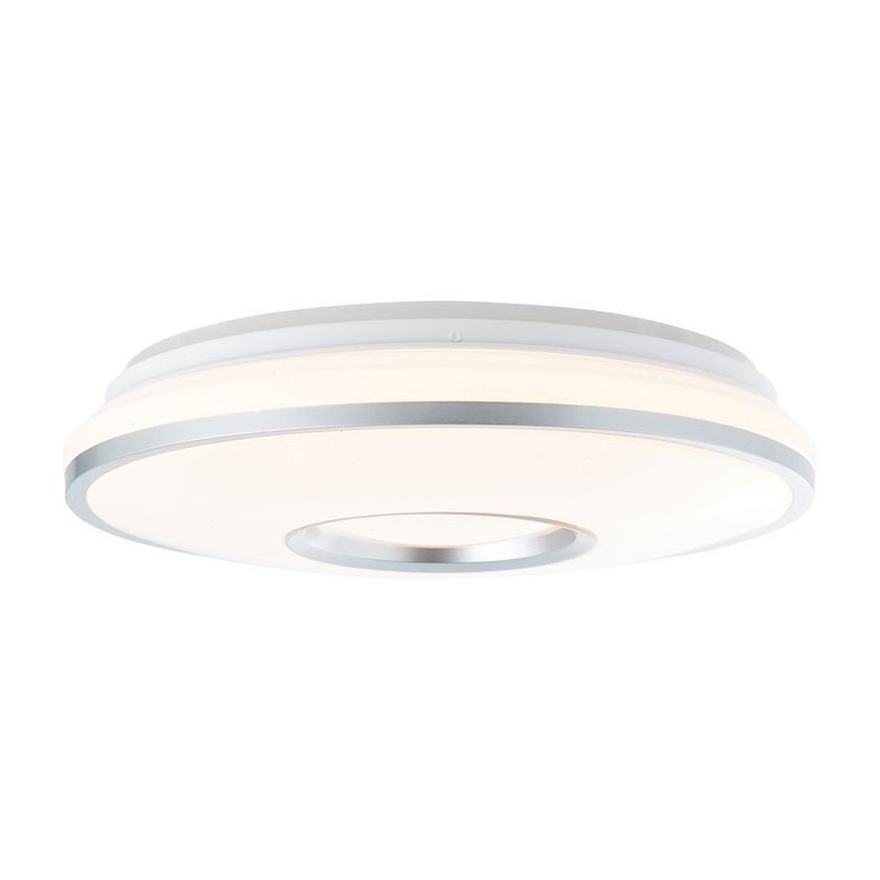 Plafonnier VISITATION 1x26W Led Blanc-argent BRILLIANT G97043/58