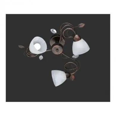 Plafonnier Traditio Rouille Antique 3x40W E14 TRI_600700328 600700328 Plafonnier Traditio Rouille Antique 3x40W E14 TRIO LIGHTING 600700328
