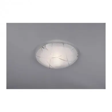 Plafonnier Sandrina Blanc 1x40W E27 TRIO LIGHTING 601200100