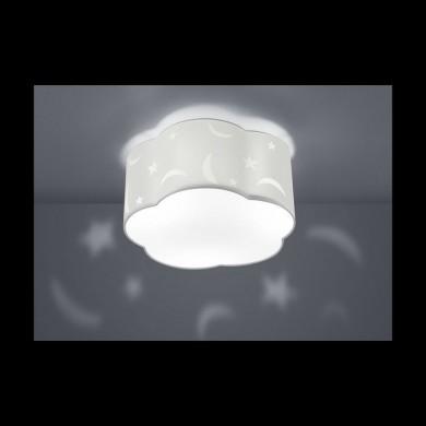 Plafonnier Moony Blanc 3x10W E27 TRIO LIGHTING 602300301