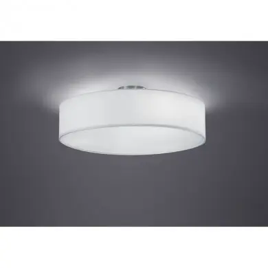 Plafonnier Hotel Nickel Mat Blanc 3x60W E27 TRIO LIGHTING 603900301