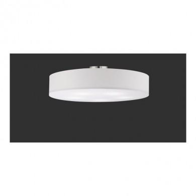 Plafonnier Hotel Nickel Mat Blanc 5x60W E27 TRIO LIGHTING 603900501