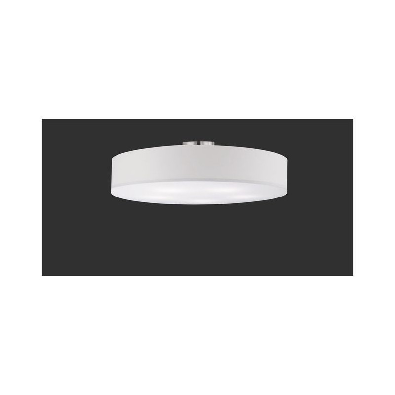 Plafonnier Hotel Nickel Mat Blanc 5x60W E27 TRIO LIGHTING 603900501