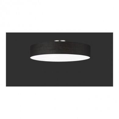 Plafonnier Hotel Nickel Mat Noir 5x60W E27 TRIO LIGHTING 603900502