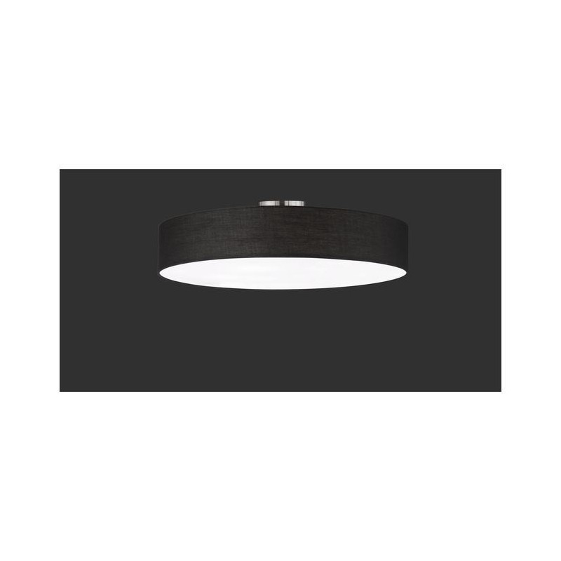 Plafonnier Hotel Nickel Mat Noir 5x60W E27 TRIO LIGHTING 603900502