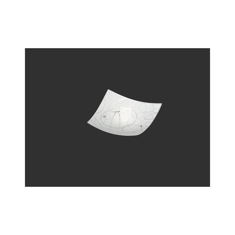 Plafonnier Spirelli Blanc 1x40W E27 TRI_604400101 604400101 Plafonnier Spirelli Blanc 1x40W E27 TRIO LIGHTING 604400101