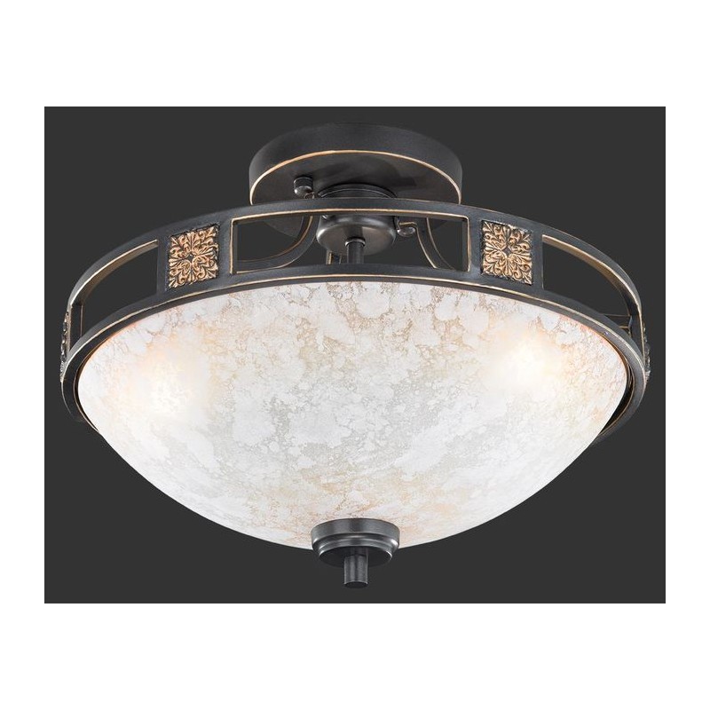 Plafonnier Quinta Rouille 3x60W E27 TRIO LIGHTING 608100324