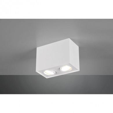 Plafonnier Biscuit Blanc Mat 2x35W GU10 TRIO LIGHTING 613000231