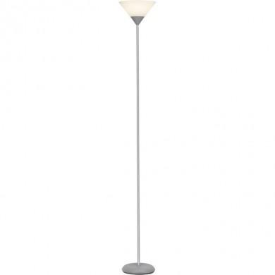 Lampadaire SPARI 1x9,5W E27 Argent Blanc BRILLIANT G98810/05