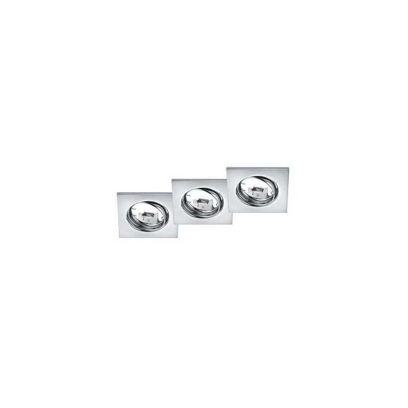 Encastré Jura Chromé 3x15W GU10 TRIO LIGHTING 650000306