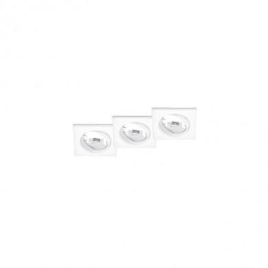 Encastré Jura Blanc Mat 3x15W GU10 TRIO LIGHTING 650000331