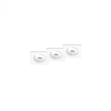 Encastré Jura Blanc Mat 3x15W GU10 TRIO LIGHTING 650000331