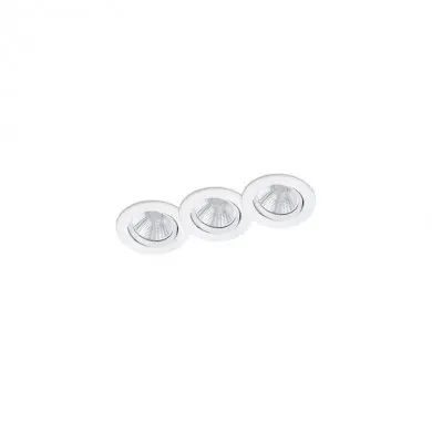 Encastré Pamir Blanc Mat 3x5W SMD LED D8,5 TRIO LIGHTING 650510331