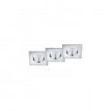 Encastré Zagros Chromé 3x5W SMD LED