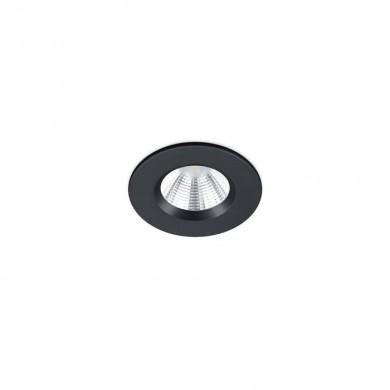 Encastré Zagros Noir Mat 1x5W SMD LED D8,5 TRIO LIGHTING 650710132