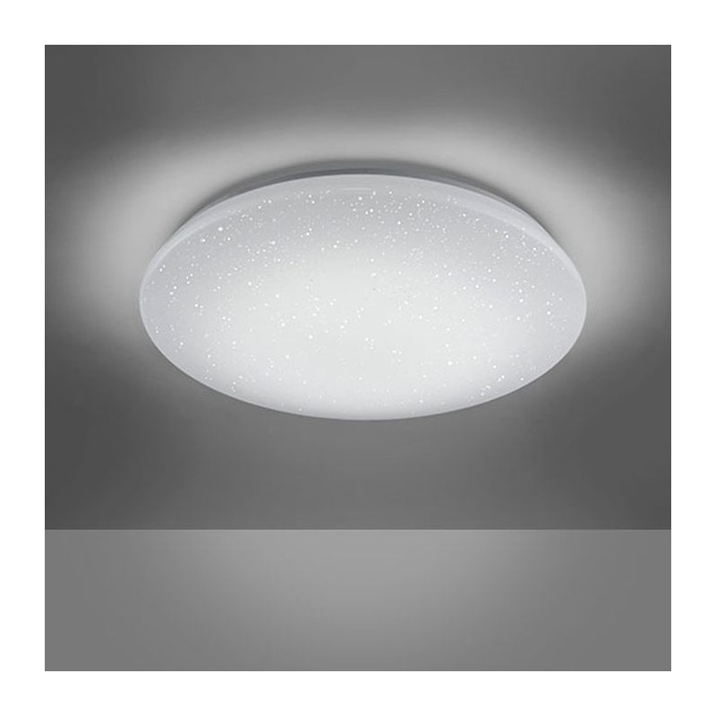 Plafonnier Charly Blanc 1x27W SMD LED Effet étoilé TRIO LIGHTING 656010100