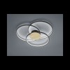 Plafonnier Sedona Noir Mat 1x40W SMD LED TRIO LIGHTING 673210332