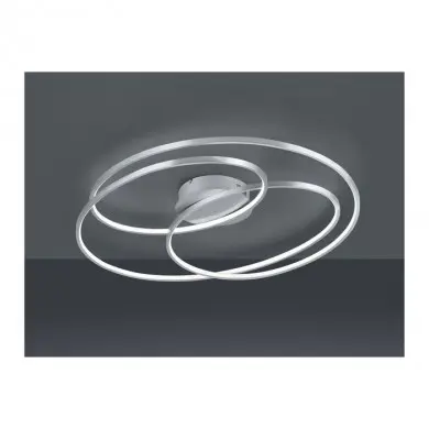 Plafonnier Gale Nickel Mat 1x50W SMD LED TRIO LIGHTING 673918007
