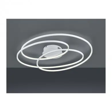 Plafonnier Gale Blanc Mat 1x50W SMD LED TRIO LIGHTING 673918031
