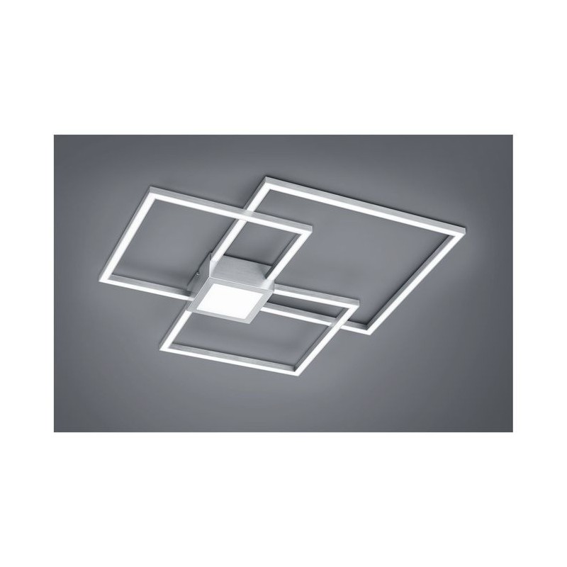 Plafonnier Hydra Nickel Mat 1x38W SMD LED TRI_676210407 676210407 Plafonnier Hydra Nickel Mat 1x38W SMD LED TRIO LIGHTING 676210407