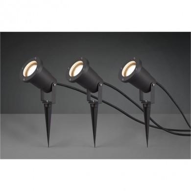 Spot à Piquer Ubangi Anthracite 3x28W GU10 TRIO LIGHTING 800260342