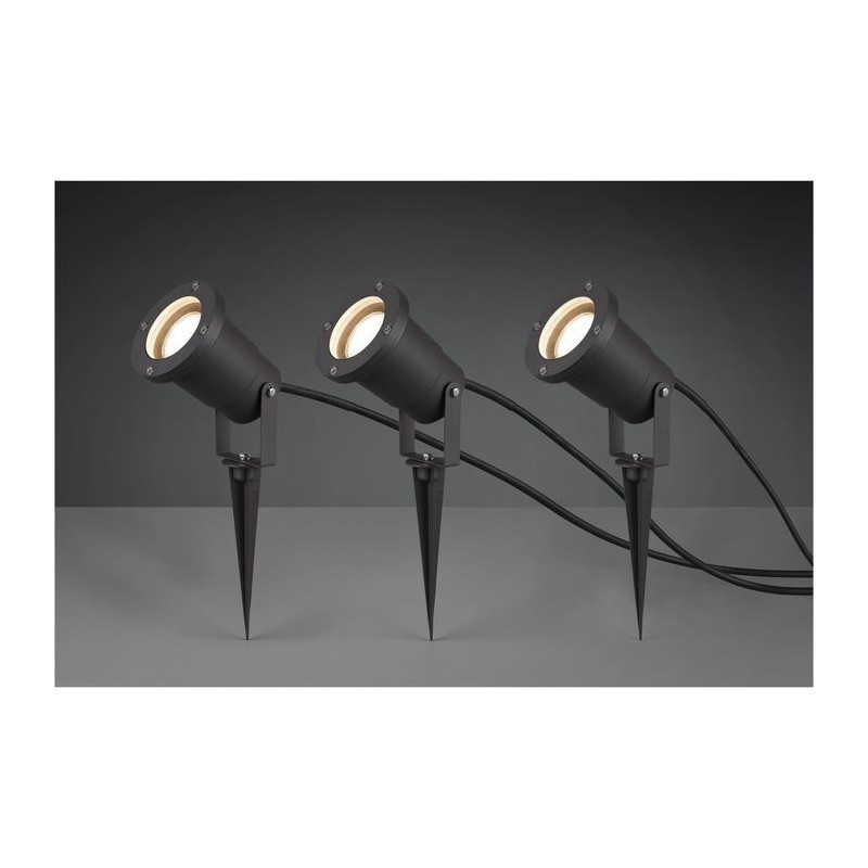 Spot à Piquer Ubangi Anthracite 3x28W GU10 TRIO LIGHTING 800260342