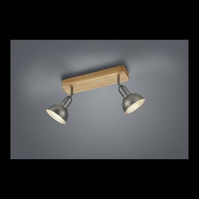 Plafonnier Delhi Nickel Antique 2x40W E14 TRIO LIGHTING 803400267