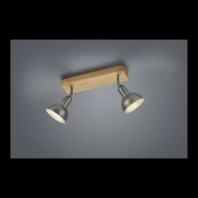 Plafonnier Delhi Nickel Antique 2x40W E14 TRIO LIGHTING 803400267