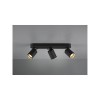 Plafonnier Pago Noir Mat 3x35W GU10 TRIO LIGHTING 803500332