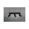 Plafonnier Pago Noir Mat 3x35W GU10 TRIO LIGHTING 803500332