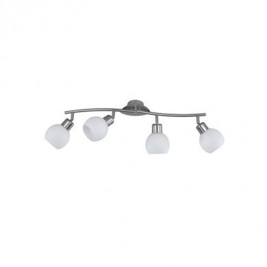 Plafonnier Freddy Nickel Mat 4x40W E14 TRI_824810407 824810407 Plafonnier Freddy Nickel Mat 4x40W E14 TRIO LIGHTING 824810407