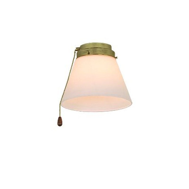 Kit Lumière 1xE27 60W Laiton Poli 10257 CASAFAN 10257