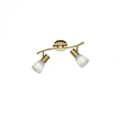 Plafonnier Levisto Laiton Mat 2x40W E14 TRIO LIGHTING 871010208