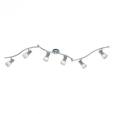 Plafonnier Levisto Nickel Mat 6x40W E14 TRIO LIGHTING 871010607