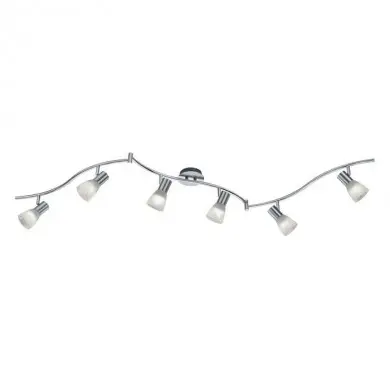 Plafonnier Levisto Nickel Mat 6x40W E14 TRIO LIGHTING 871010607