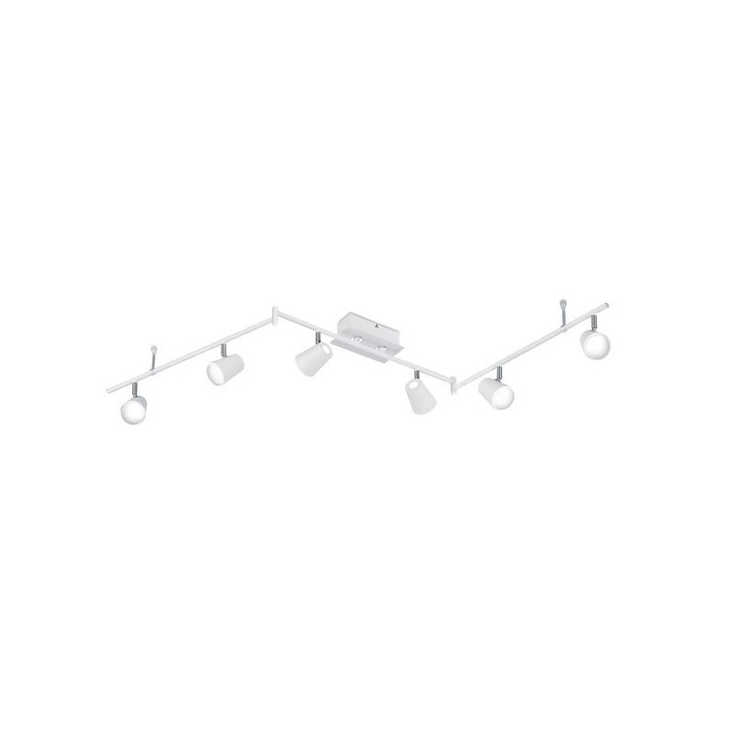 Plafonnier Narcos Blanc Mat 6x4W SMD LED TRI_873110631 873110631 Plafonnier Narcos Blanc Mat 6x4W SMD LED TRIO LIGHTING 873110631