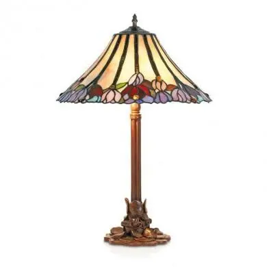 Lampe Tiffany UNISSA 2xE27 H61 MYTIFFANY RC435+P1257
