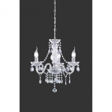 Lustre Lüster Chromé Transparent Claire 3x40W E14 REALITY R11073000