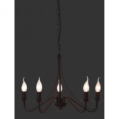 Lustre Country Rouille 5x40W E14 REALITY R1198-24