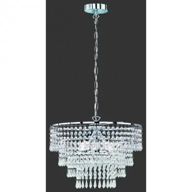 Suspension orient Chromé 3x40W E14 REALITY R13473006