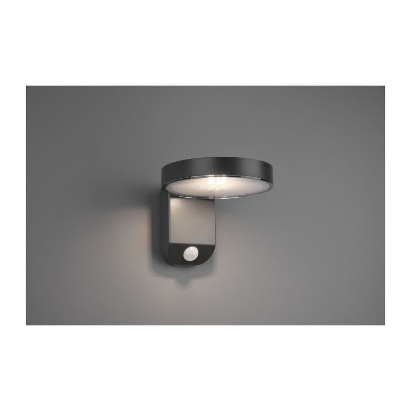 Lampe Applique Murale Luminaire de Façade LED GU10 Glas Inox Détecteur  Mouvement