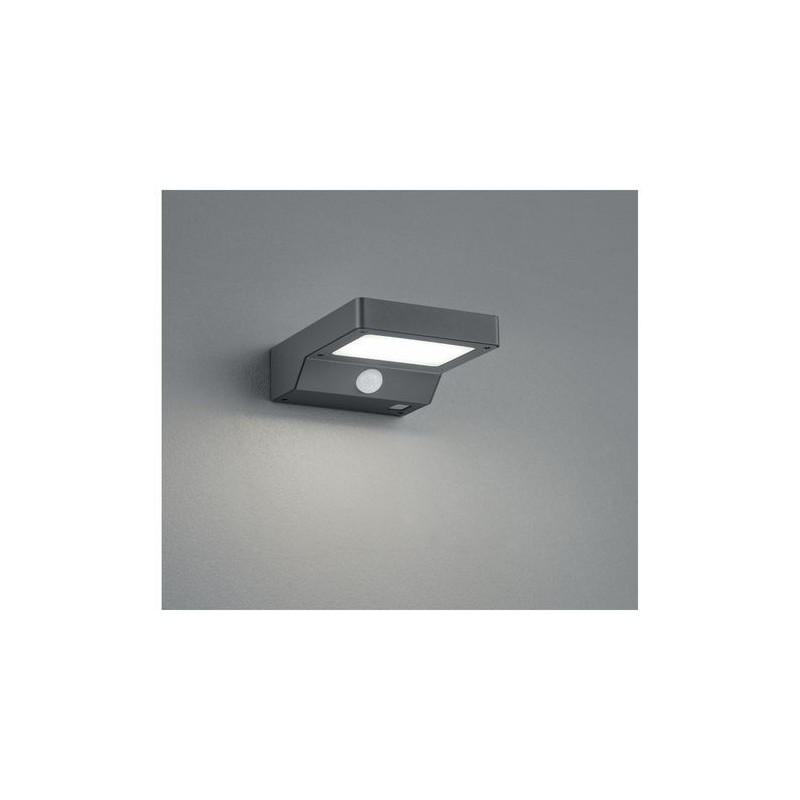 Applique Murale LED Extérieure Solaire Aluminium Tucson avec Détecteur